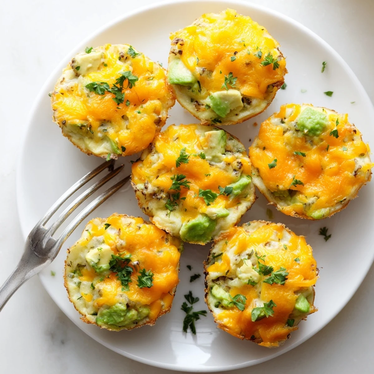 Avocado Ranch Potato Egg Muffins
