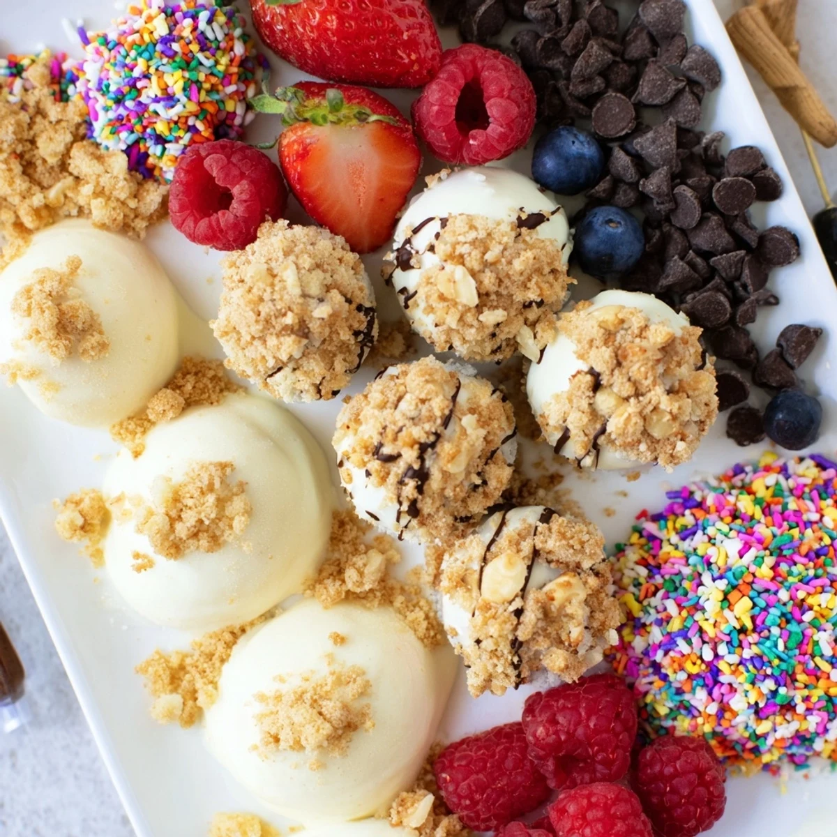 Deconstructed Dessert Board Bites