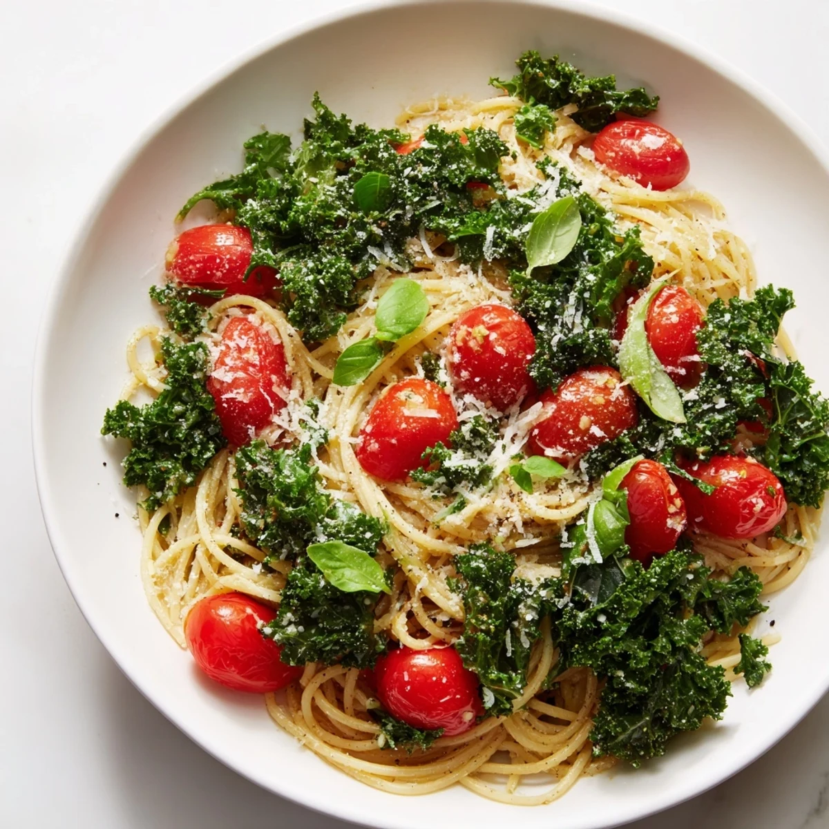 Serving suggestion: Enjoy a warm bowl of one-pot spaghetti, a quick and delicious weeknight meal.