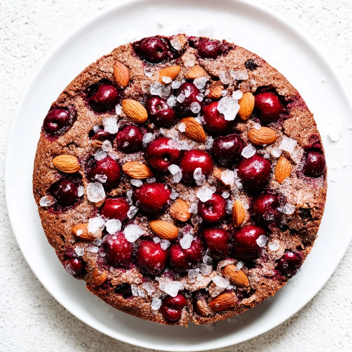 This tender Cherry Almond Loaf Cake is a delightful homemade dessert, perfect for sharing.