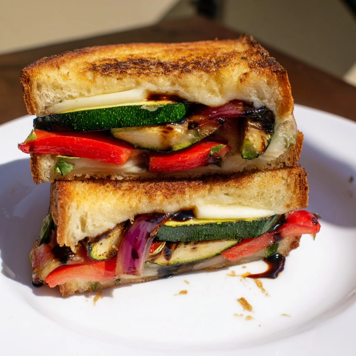 Sheet-Pan Roasted Veggie Caprese