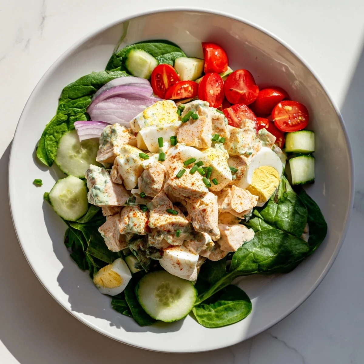High-Protein Chicken Egg Salad