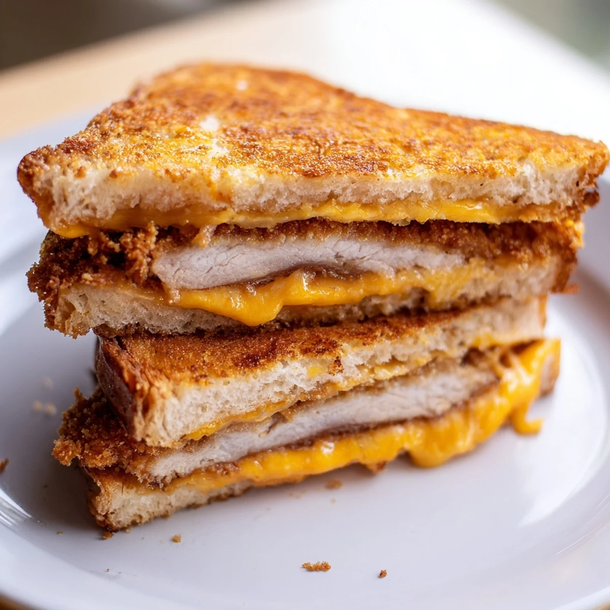 Crispy Panko Pork Chop Sandwich