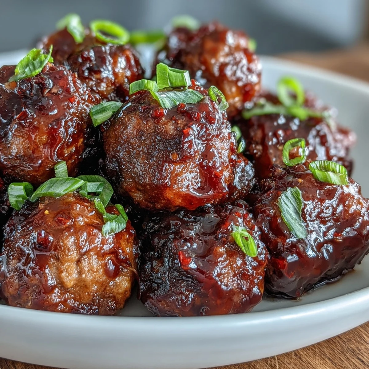 Steaming Slow Cooker Peach Glazed Meatballs served over fluffy white rice for a comforting, hearty family dinner.