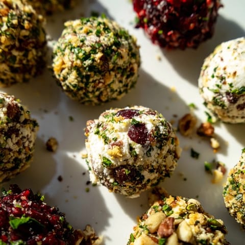Delicious holiday snack balls, combining charcuterie flavors, perfect for festive gatherings.  