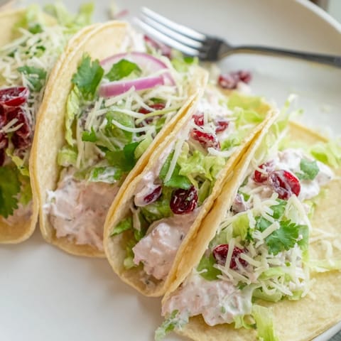Cranberry Jalapeño Dip Tacos