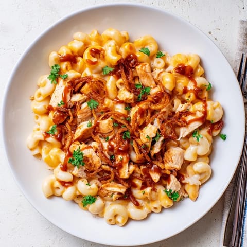 One-Pot Honey BBQ Chicken Mac