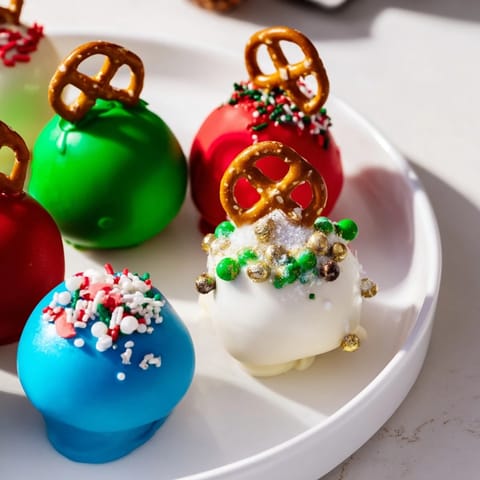 Festive Ornament Ball Pops