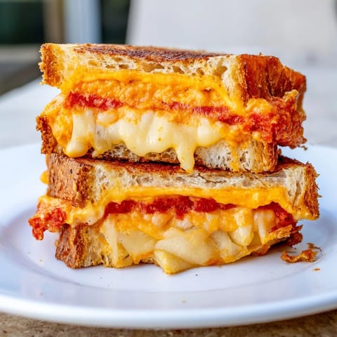 Spiked Grilled Cheese Sriracha