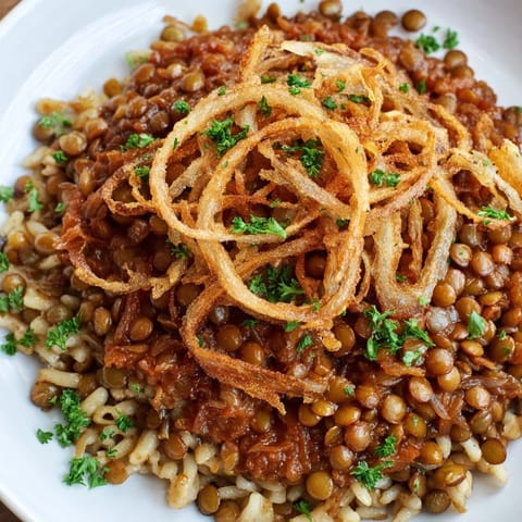 Egyptian Koshari Hearty Layers