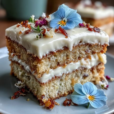 Spring Cake with Flowers