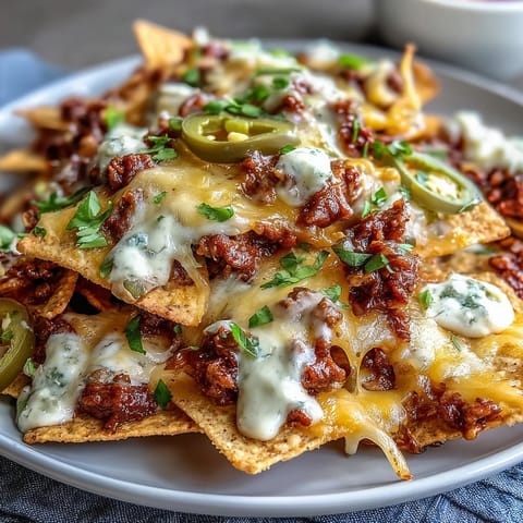 Loaded Baseball Nachos Cheese