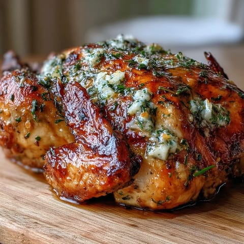 Herb Butter Roast Chicken