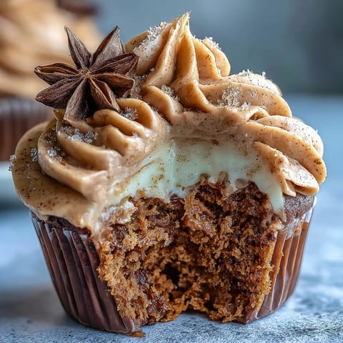 Decadent Taurus birthday cupcakes topped with creamy, earthy terracotta buttercream frosting.