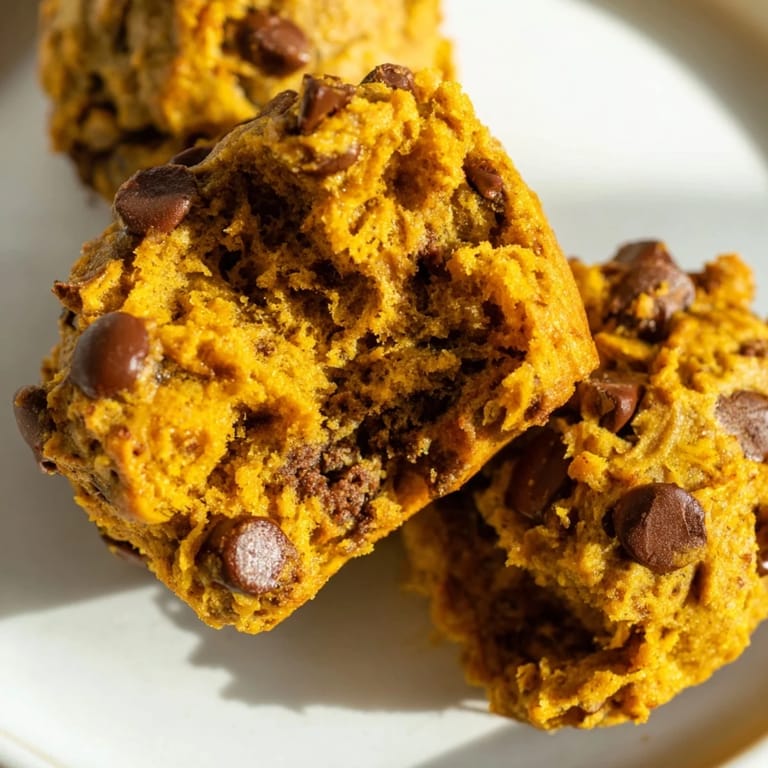 Warm, cozy pumpkin chocolate chip muffin cookies, perfect for a sweet treat anytime.  