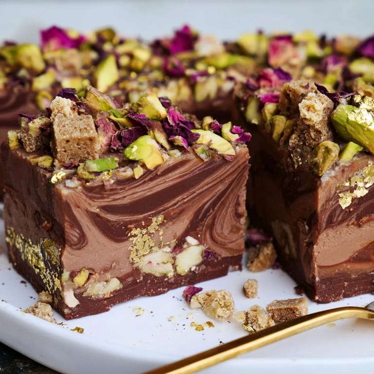 Indulge in spiced date caramel layered in rich chocolate bar-inspired treats.  