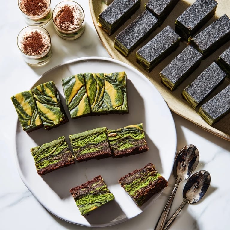 Creamy black sesame cheesecake bars sit on a chocolate cookie crust, perfect for sharing.