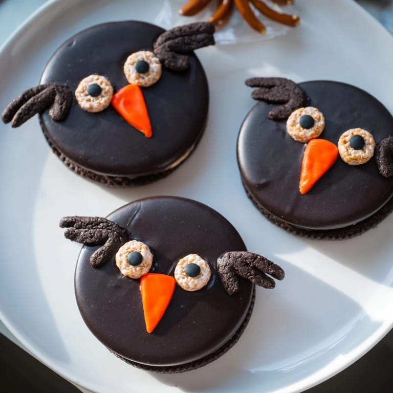 Enjoy a close-up of the delicious Hoot Hoot Owl-Themed Treat Tray, perfect for kids' parties.