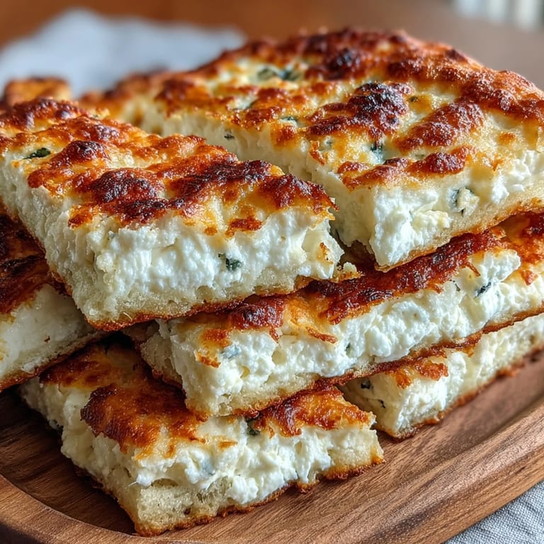 Viral Cottage Cheese Flatbread: light, fluffy, dairy-based bread alternative ideal for sandwiches or pizza bases.