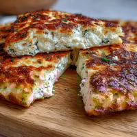 Viral Cottage Cheese Flatbread: soft, protein-packed, gluten-free rounds baked to golden perfection.
